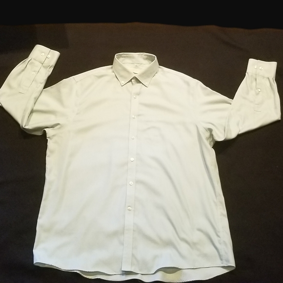 Michael by Michael Kors Green Button Down SZ 16.5 - Picture 3 of 5